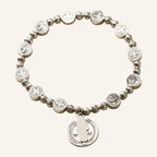San Benito Beaded Bracelet – Medals & Hanging Charm